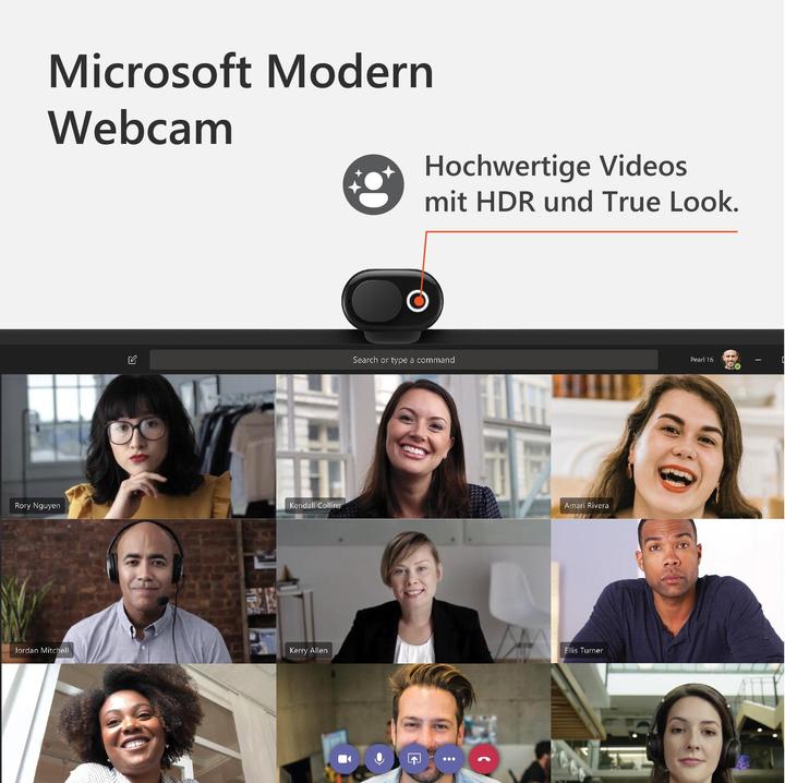 Actual product image Microsoft Modern Webcam (2 Mpx)