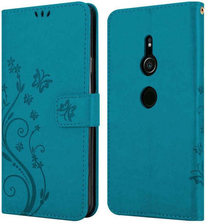 Image du produit Cadorabo Couverture du livre de fleurs (Sony Xperia XZ2)