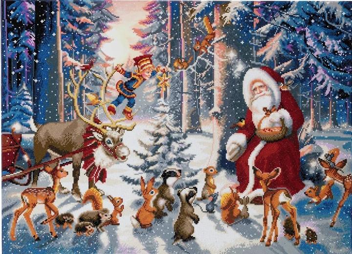 Craft Buddy Weihnachten im Wald, 90x65cm Crystal Art Kit