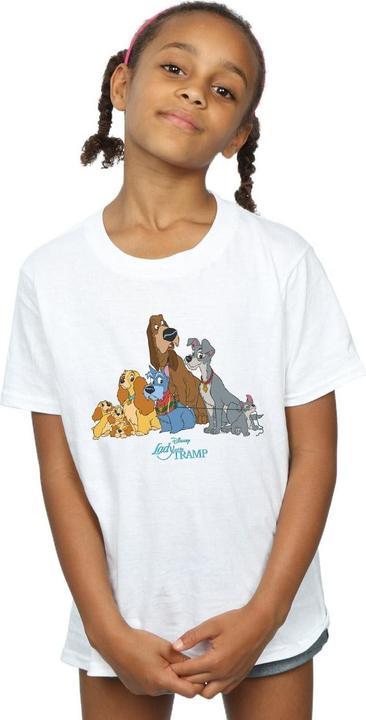 Produktbild Disney Lady And The Tramp Classic Group TShirt Mädchen (140, 146)