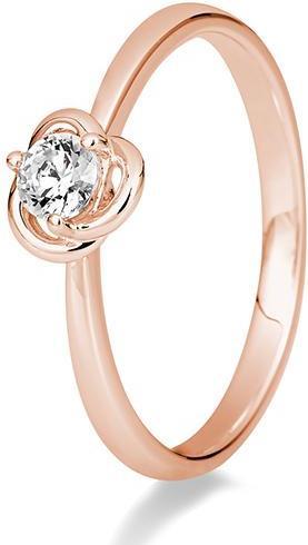 Actual product image Breuning RING - Rose setting with diamond (54, 750/18 K Gold)