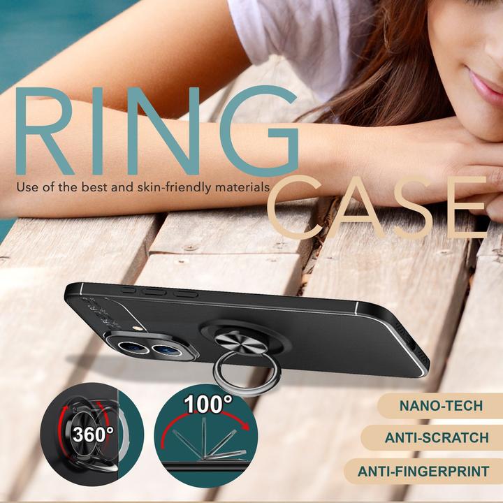 Produktbild Nalia Matte Ring Silikon Hülle (Apple iPhone 16)