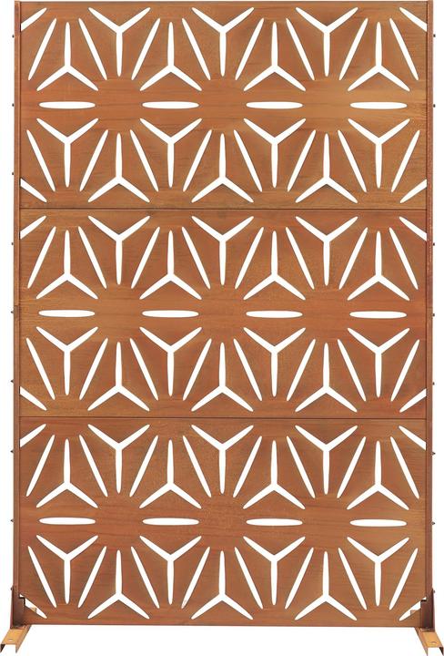 Image du produit Casa.Pro Trennwand Kilsturd Cortenstahl 180x120 cm Edelrost (180 x 120 x 40 cm)