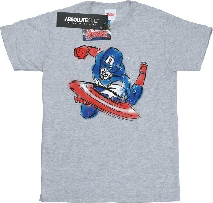Avengers Captain America Spray TShirt