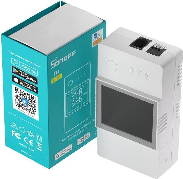 Image du produit Sonoff TH Elite (Actionneur de chauffage)