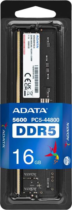 Actual product image Adata DDR5 16GB 5600-46 Premier Tray Single Tray (1 x 16GB, 5600 MHz, DDR5 RAM, DIMM)