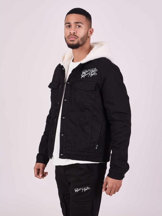 Produktbild Project X Paris Jeansjacke mit Kapuze Schaf (S)