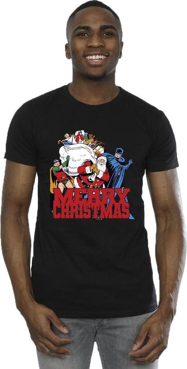 Immagine prodotto Batman Merry Christmas Comic Maglietta Uomo (XL)