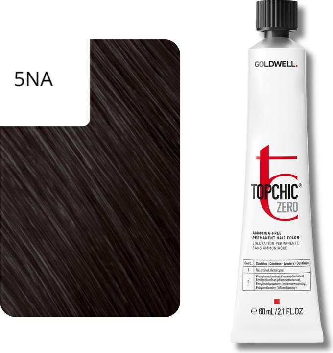 Immagine prodotto Goldwell Topchic Zero - 5NA Marrone cenere naturale chiaro (5NA - marrone cenere naturale chiaro)