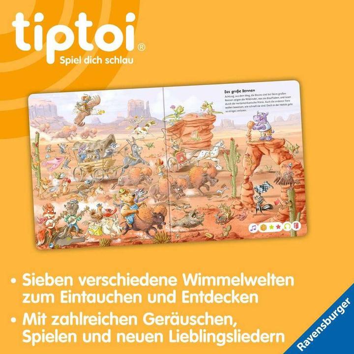 Actual product image tiptoi Die gr. Wimmelreise Tiere (German, Anja Kiel, Patrick Fix, 2022)