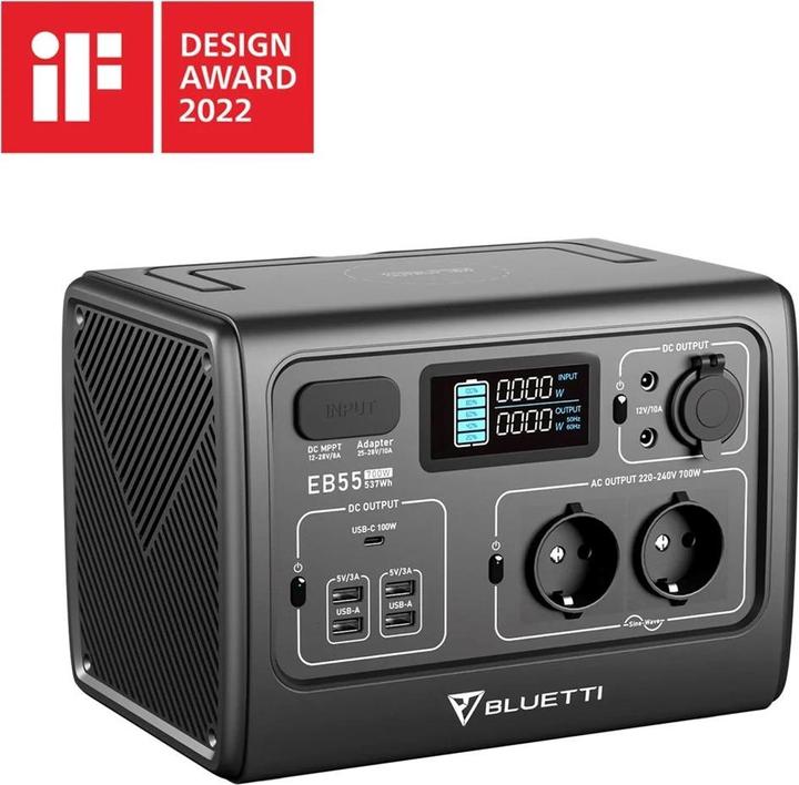 Actual product image Bluetti EB55 (537 Wh, 7.50 kg)