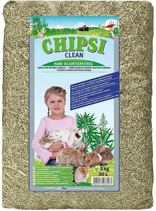 Chipsi Clean Hanf (3 kg, Einstreu)