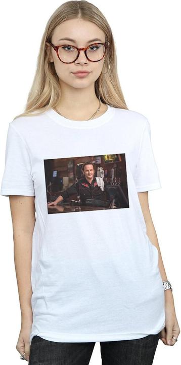 Actual product image Supernatural Womens/Ladies Gabriel's Bar Cotton Boyfriend T-Shirt (M)