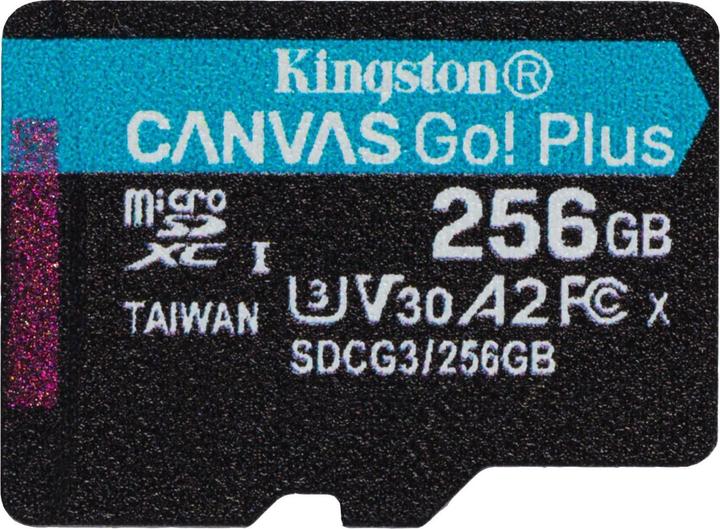 Kingston Canvas Go Plus (256 GB, microSDXC, U3, UHS-I)