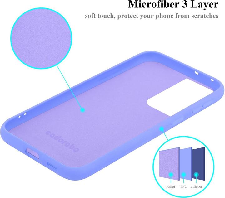 Immagine prodotto Cadorabo Copertura della cassa del silicone liquido TPU (Samsung Galaxy S21 Ultra)