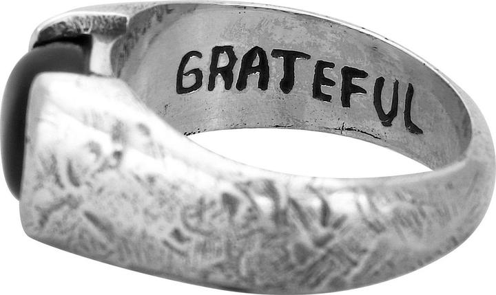 Produktbild Haze & Glory Ring Liberty - Schwarzer Onyx 925 Silber (56, 925 Silber)