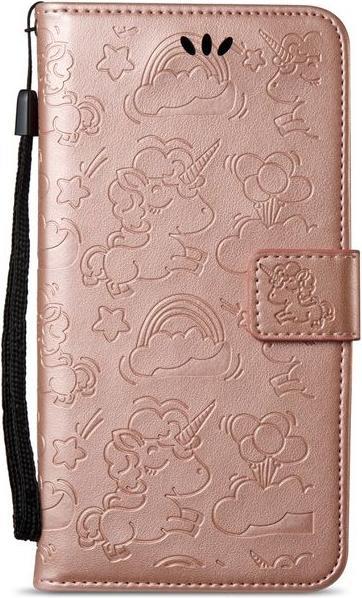 Actual product image MU Style Magnetic leather case with unicorn pattern (Samsung Galaxy A8 (2018))