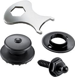 Actual product image Loxx Security Lock Electric, bk. chrome (Instrument strap)