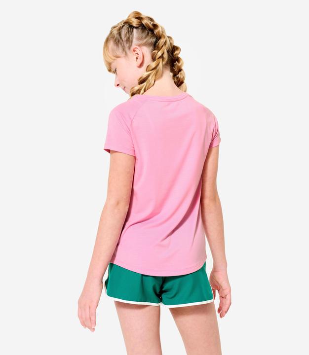 Actual product image Decathlon T-Shirt Kinder Mädchen atmungsaktiv - rosa (122)