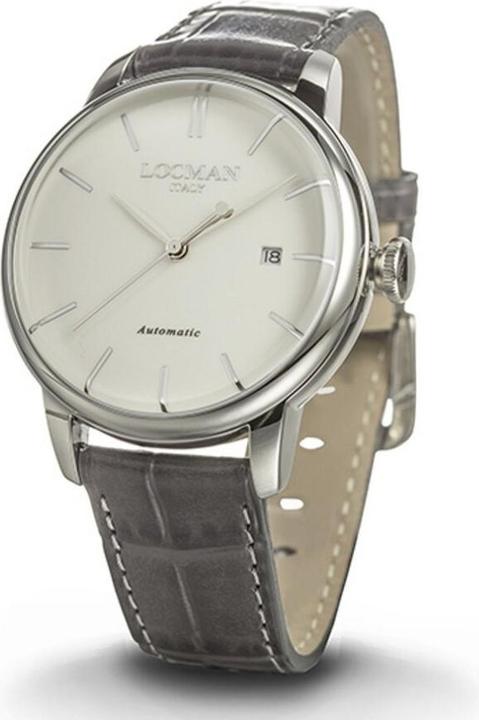 Immagine prodotto Locman Orologio da uomo 1960 Automatico Grigio Ref. 0255 (Orologio da polso analogico, 42 mm)