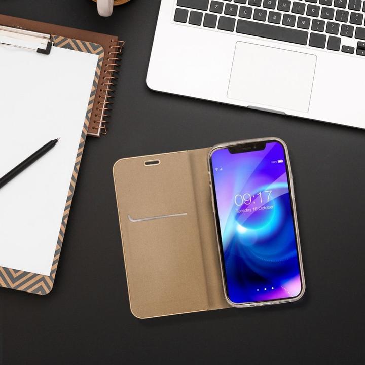 Productafbeelding OEM Book case LUNA Book Gold for IPHONE 16 gold (Apple iPhone 16)
