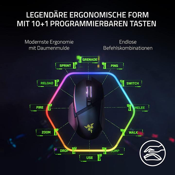 Productafbeelding Razer Basilisk V3 Pro (Draadloze, Bedraad)