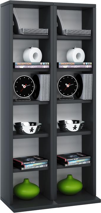 Image du produit VCM Bois CD DVD Stand Étagère Milano (42 x 20 x 92 cm)