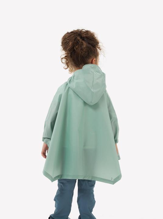 Image du produit Quechua Poncho Cape de pluie enfants taille 92-116 randonnée en montagne - MH100 vert