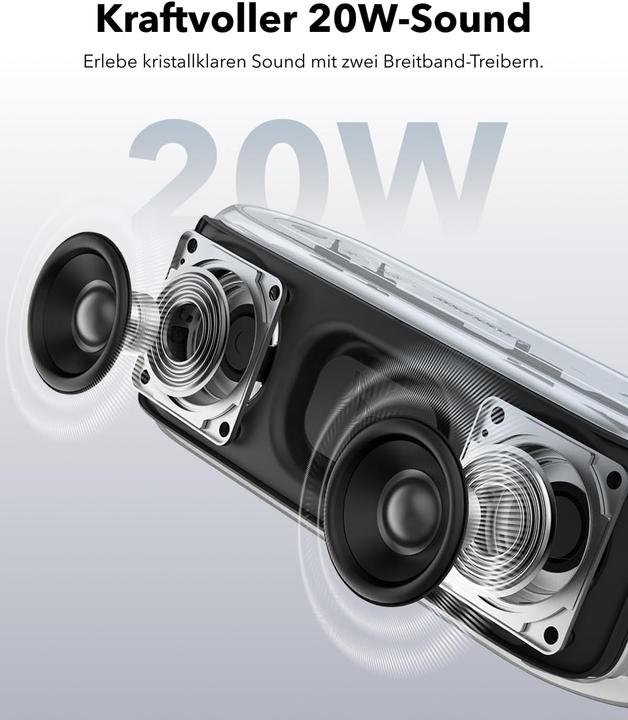 Produktbild Anker Tragbarer Bluetooth-Lautsprecher (16 h, Akkubetrieb)