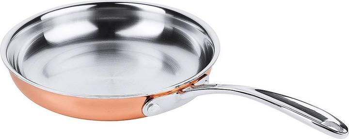 Produktbild Contacto Kupferkochgeschirr Flambierpfanne H:, Bodendurchmesser: (20 cm, Bratpfanne, Kupfer)