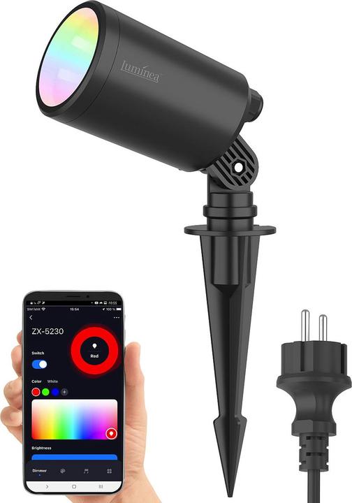 Immagine prodotto Luminea Riflettore da giardino WLAN (520 lm, IP65)
