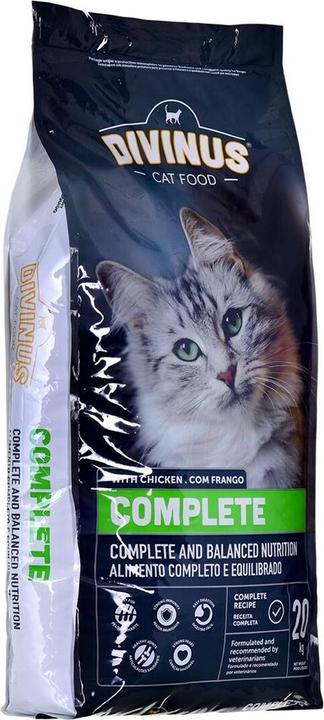 Produktbild Divinus Cat Complete - Trockenfutter für Katzen - 20 kg (Senior, 1 Stk., 20000 g)