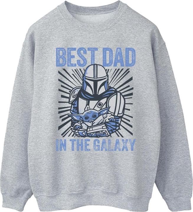 Produktbild Star Wars Mandalorian Best Dad Galaxy Sweatshirt (S)