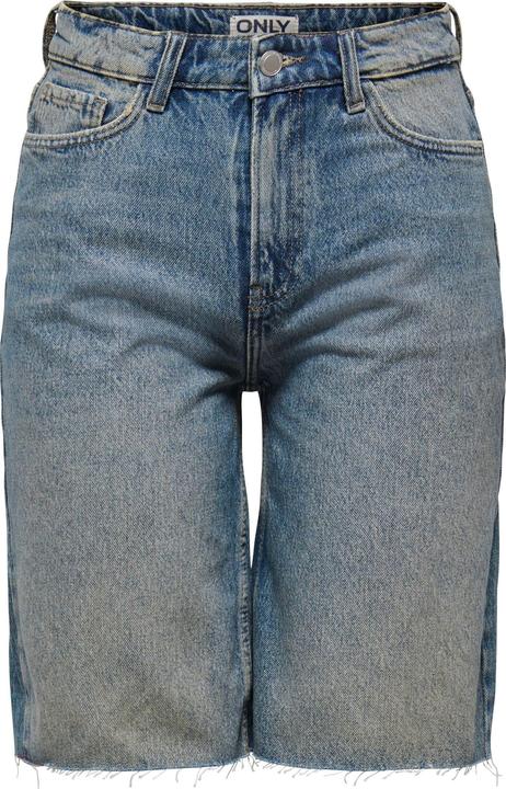 Only ONLCARO Hohe Taille Locker geschnitten Jeans-Shorts Jeans-Shorts