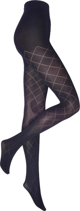 Image du produit Levee Fashion Rhomb Collant, couleur 399 noir, taille 38-40 (60 DEN, 38 - 40)
