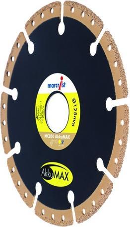 Actual product image Marcrist Diamond cutting disc MC850 AkkuMax, diamond disc 125mm