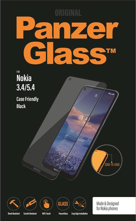 Actual product image PanzerGlass Edge-to-Edge (1 Piece, Nokia 5.4, Nokia 3.4)
