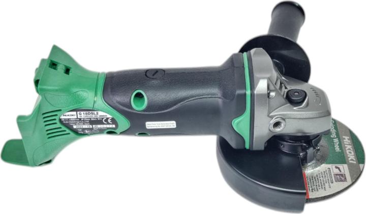 Actual product image Hikoki Battery Angle Grinder G18DSL2 Basic (125 mm)