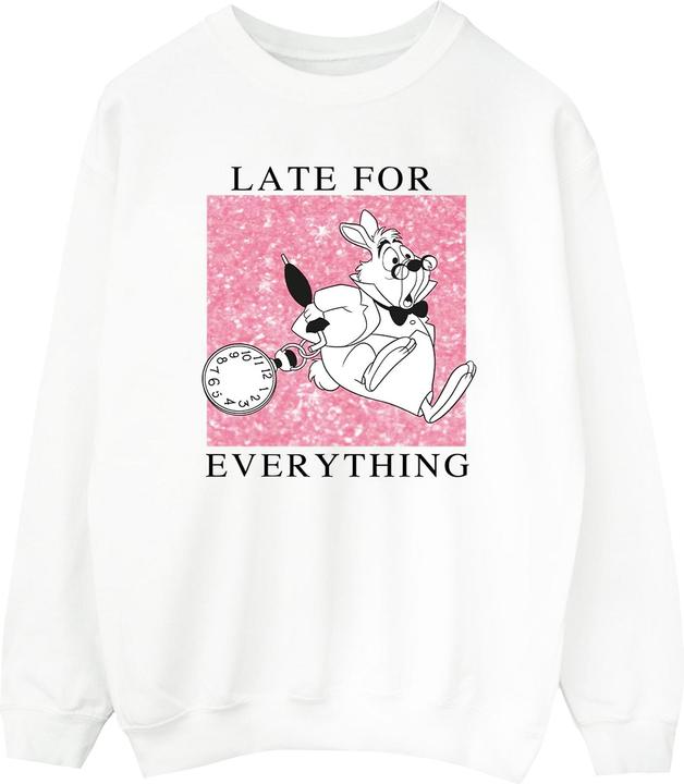Disney Alice In Wonderland White Rabbit Sweatshirt