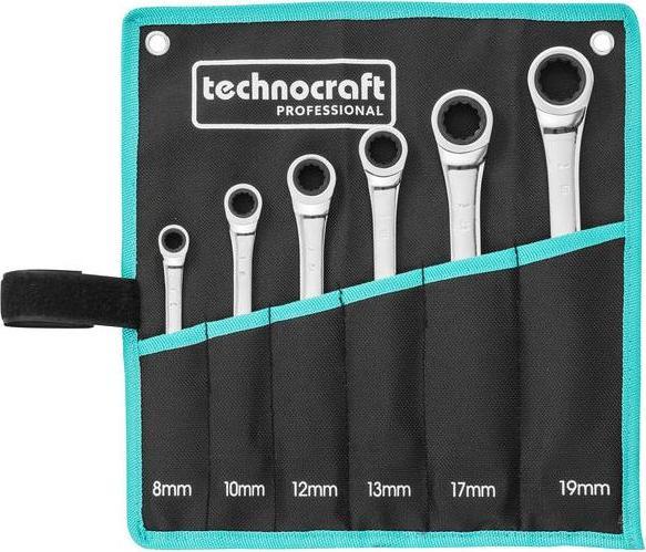 technocraft Ratschen-Gabelringschlüsselsatz