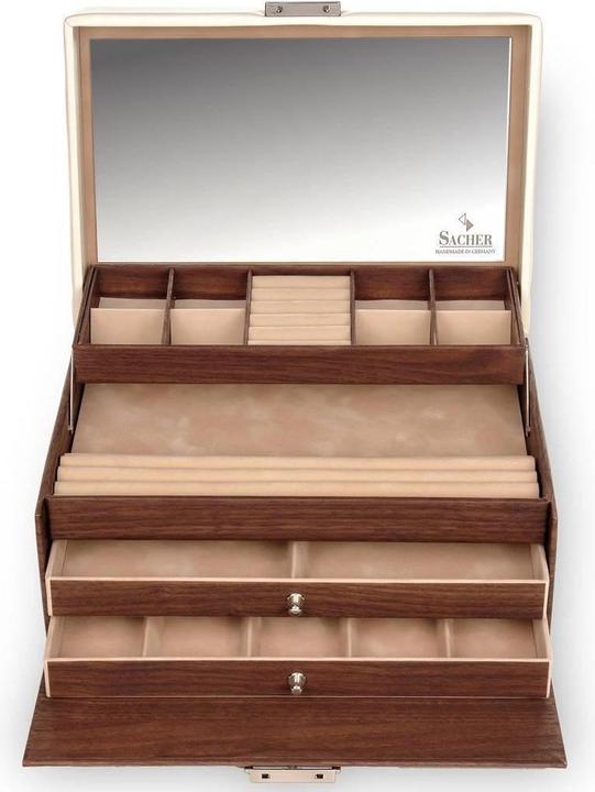 Produktbild Sacher Schmuckkästchen Jette - Braun/Weiss