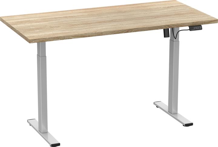 Produktbild VCM Schreibtisch verstellbar Lona 110x80 si (110 x 80 x 120 cm)