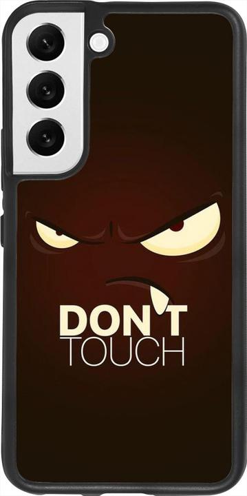 Produktbild PhoneLook Hülle Silikon schwarz Angry Dont Touch (Samsung Galaxy S22)