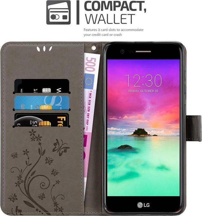 Produktbild Cadorabo Flower Book Cover (LG K10)