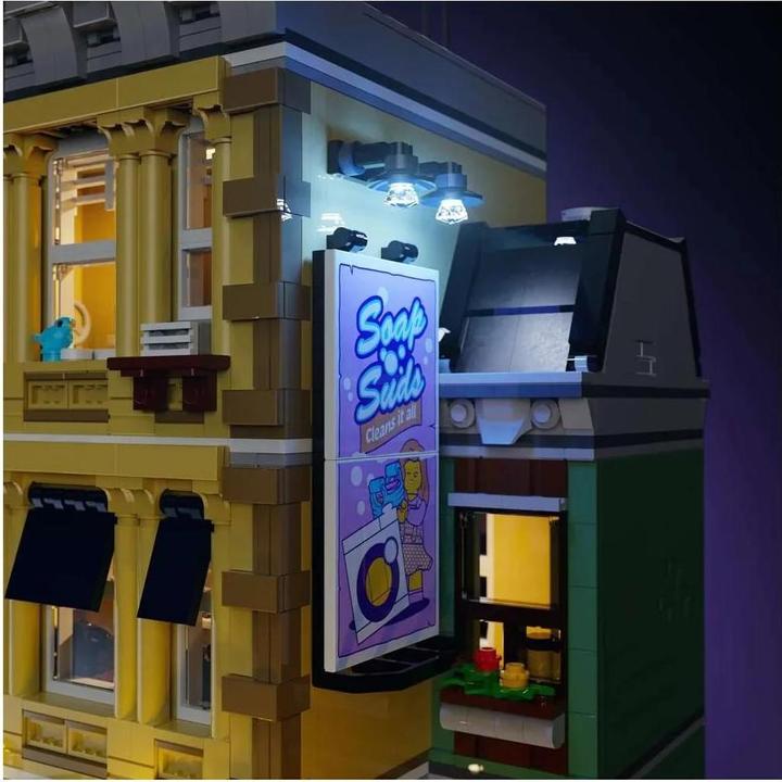 Image du produit Light my bricks LMB 2.0 Kit de lumière pour LEGO® 10278 Le Commissariat de police