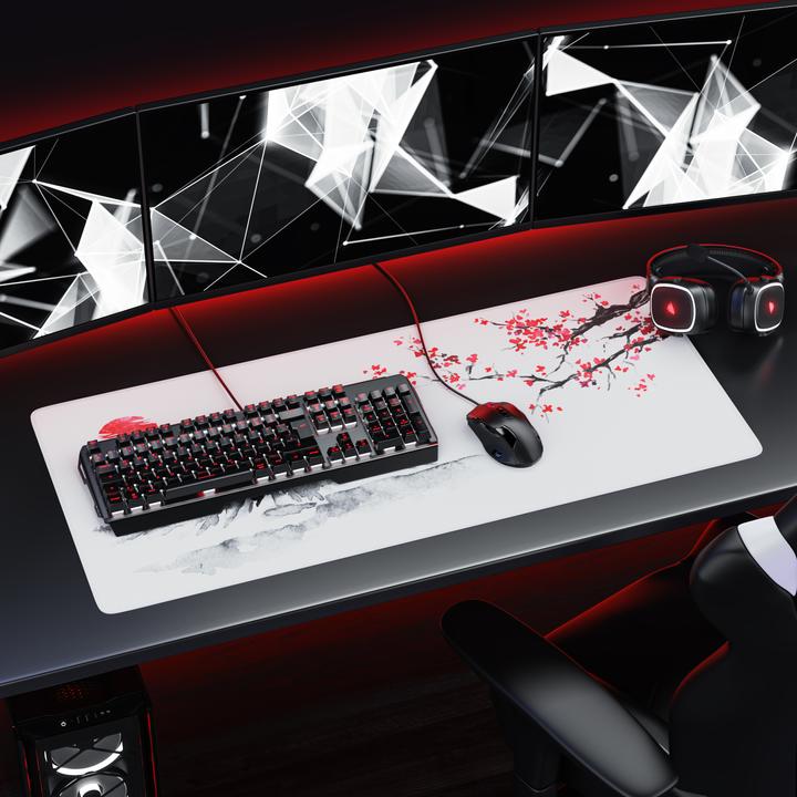 Image du produit Titanwolf Tapis de souris gaming, 900 x 400mm XXL Speed Gaming Mouse Mat, Mousepad Extra Large Surface, Ink (XXL)