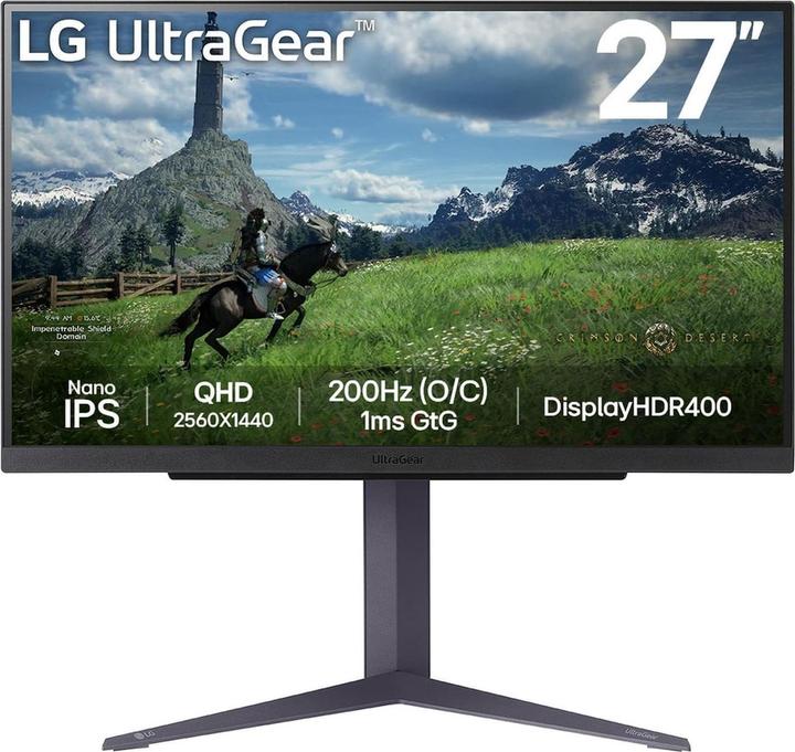 Image du produit LG UltraGear 27GS85QX-B (2560 x 1440 pixels, 27")