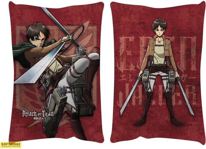 Actual product image POPbuddies Attack on Titan Cushion Eren Jaeger 50 x 35 cm (50 x 35 cm)