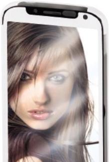 Productafbeelding Hama Spiegel, Samsung, Galaxy S5, Zilver, Wit (Samsung Galaxy S5)
