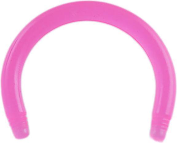 Produktbild Star Piercing Micro Circular Barbell-Stab pink (Acryl, ohne Messing)